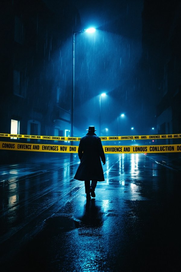 雨夜追凶 犯罪电影海报